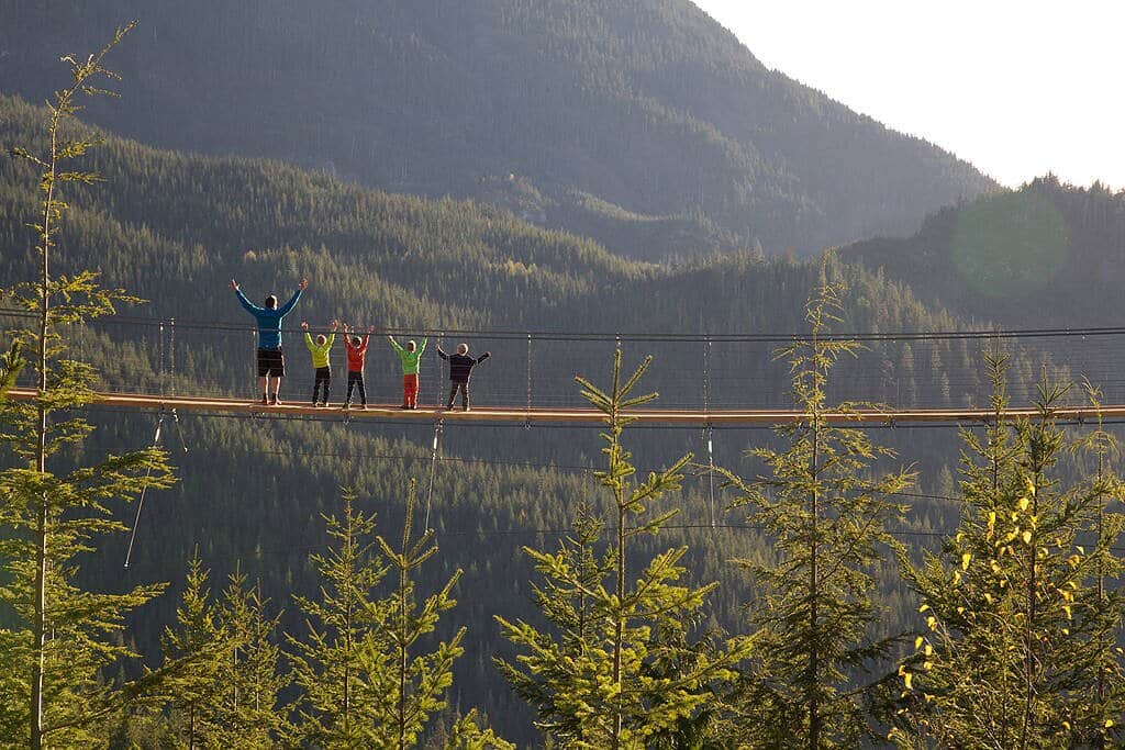 with Capilano Bridge